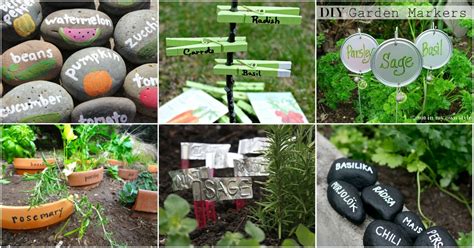 25 DIY Garden Markers To Organize And Beautify Your Garden - DIY & Crafts