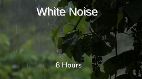 8-Hour White Noise - Rainstorm - Relaxing and Restful Sleep - YouTube