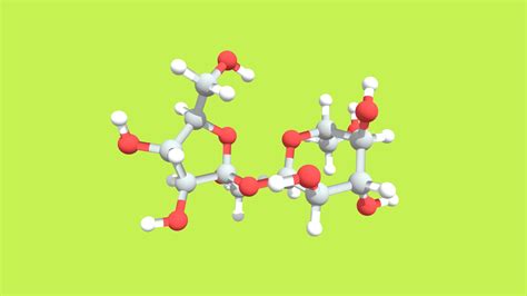 Sugar (sucrose) Molecule - Download Free 3D model by S.Duce (@sduce) [b0bbbbb] - Sketchfab