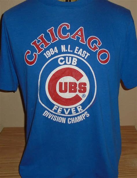 Vintage 1984 Chicago Cubs baseball t shirt size XL by vintagerhino247 on Etsy | Chicago cubs ...