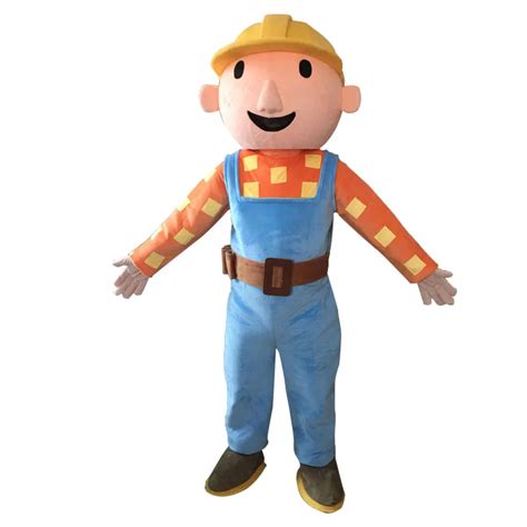 cosplay costumes BOB THE BUILDER ADULT FANCY DRESS MASCOT COSTUME free shipping -in Mascot from ...