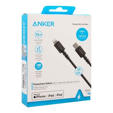 Anker USB C to Lightning Cable(3ft/0.9m) - Apple Premium Store, Abuja ...