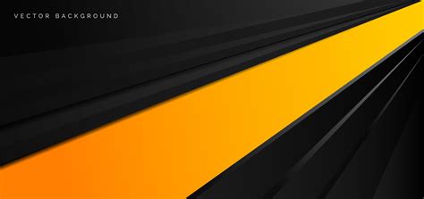 Banner of Yellow, Black Glossy Diagonal Stripes 1260925 Vector Art at Vecteezy