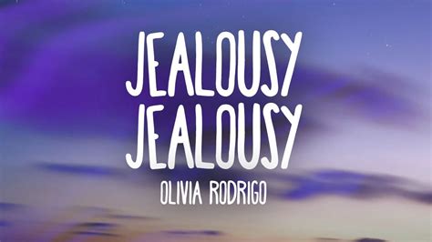 Olivia Rodrigo - jealousy, jealousy (Lyrics) - YouTube