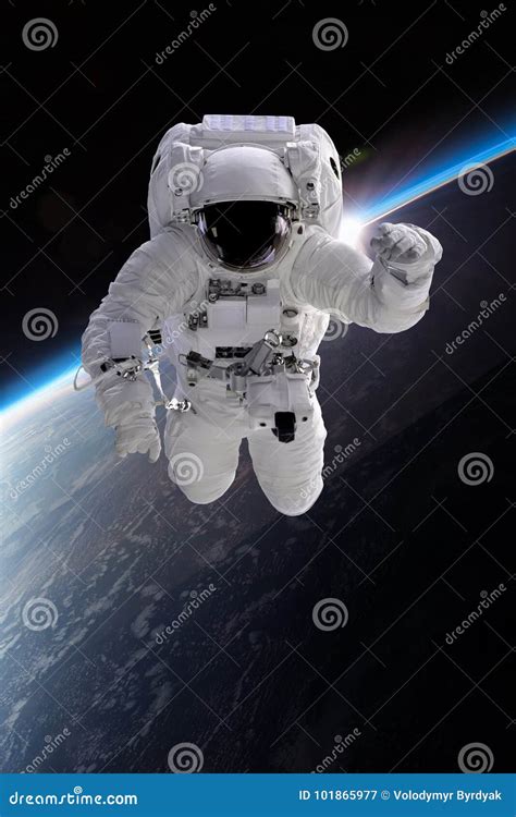 Astronaut at spacewalk stock image. Image of moon, future - 101865977