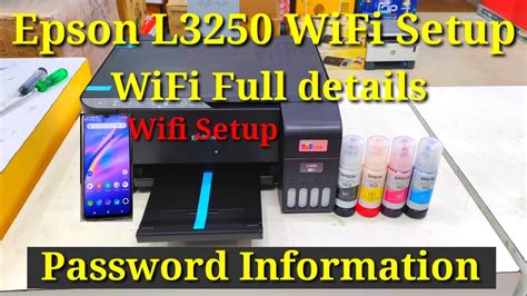 How To Connect Mobile Epson L3250 | Epson L3250 Wifi Setup, EcoTank ...