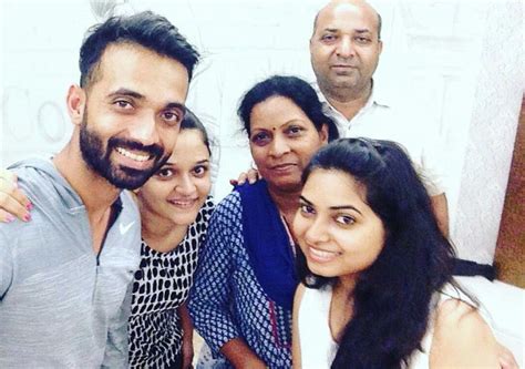 Ajinkya Rahane Family Photos, Father, Mother, Wife, Age Height, Biography