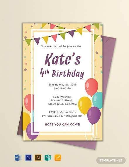 Party Invitation Templates Microsoft Publisher - Cards Design Templates