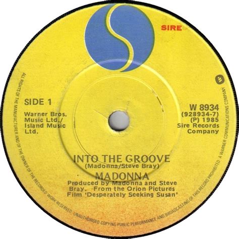 Madonna - Into The Groove (1985, Vinyl) | Discogs