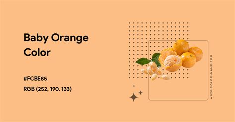 Baby Orange color hex code is #FCBE85