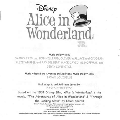 Stream Alice In Wonderland Musical Script Pdf by Nyree | Listen online ...