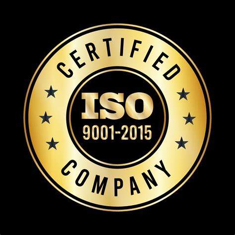 Iso certification . iso 90012015 logo . iso 9000 certification Premium Vector 20548453 Vector ...