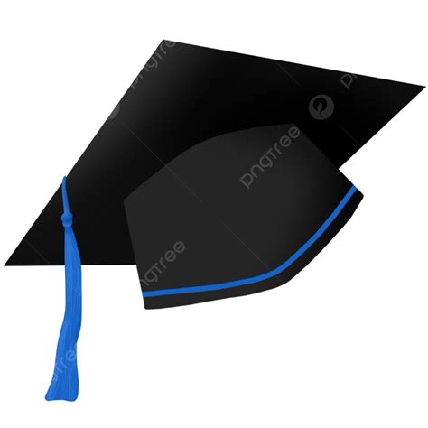 Graduation Cap And Tassel Clipart Transparent Background, Graduation Cap With Blue Tassel ...