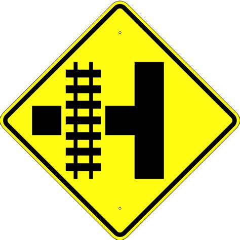 Railroad Crossing Intersection Symbol Sign – U.S. Signs and Safety