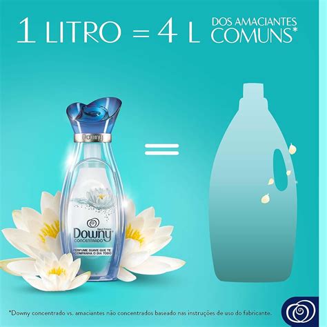 Amaciante Downy Concentrado Água Fresca para Roupas 1LDowny