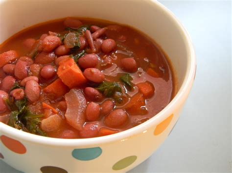 Red Bean and Spinach Soup - Eat Good 4 Life