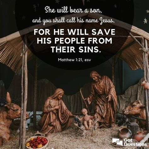 “She will bear a son, and you shall call his name Jesus, for he will ...