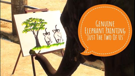 Genuine Elephant Painting By Suda the Elephant - YouTube