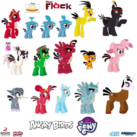 Angry Birds MLP - The Flock by jared33 on @DeviantArt | Angry birds ...