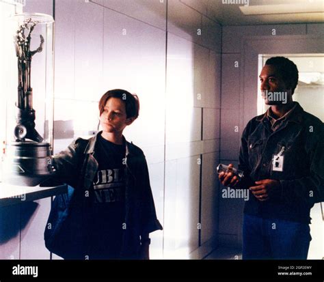 TERMINATOR 2: JUDGMENT DAY, from left: Edward Furlong, Joe Morton, 1991. ph: © TriStar Pictures ...