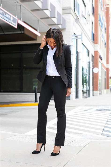 2 Simple Ways To Style Black Pants For Work - Jadore-Fashion