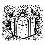 Free Christmas Gift coloring page  Download Print Or Color Online For sketch template