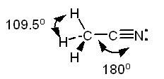 What is the hybridization of each carbon atom in acetonitrile? | Socratic