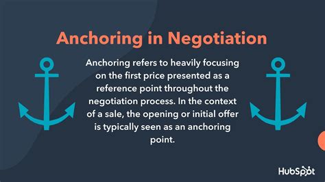 How Anchoring Impacts the Negotiation Process