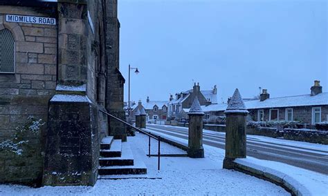 VIDEO: Flurry of snow in Inverness as Met Office issues blizzard warning