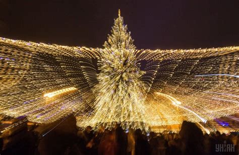 Ukraine's main Christmas tree lit up in Kyiv (Photos) | UNIAN