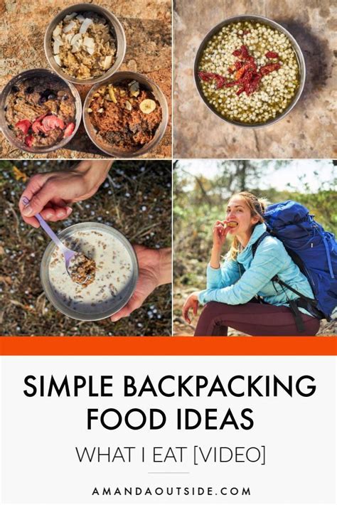 Simple Backpacking Food (What I Eat Backpacking) | Backpacking food, Food, Backpacking