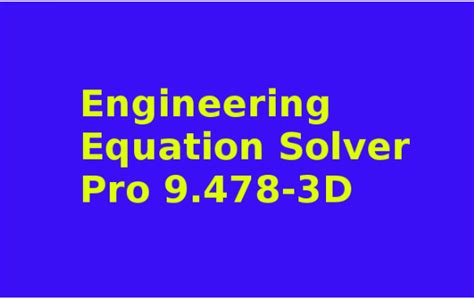 Engineering Equation Solver Download Mac - picoyellow