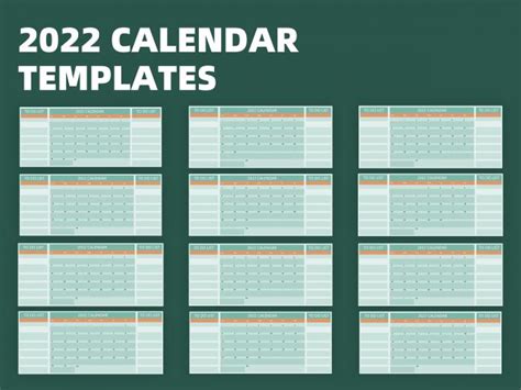 Excel calendar template by week 2022 | WPS Office Academy