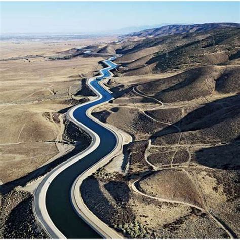 The Los Angeles aqueduct carries water from the Owens Valley to Los ...