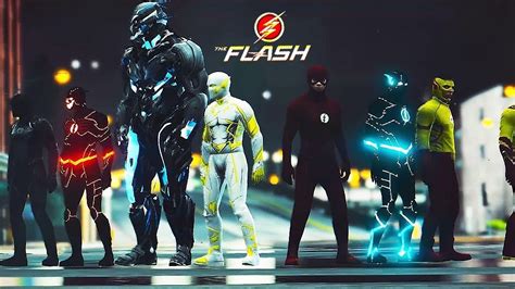 The Flash - ALL SPEEDSTERS BATTLE ! (GTA 5 Flash Mod) - YouTube