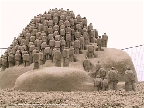 Nothing serious, Just cool: Sand sculptures