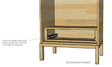 DIY Display Cabinet with Drawer--BUILDING PLANS!