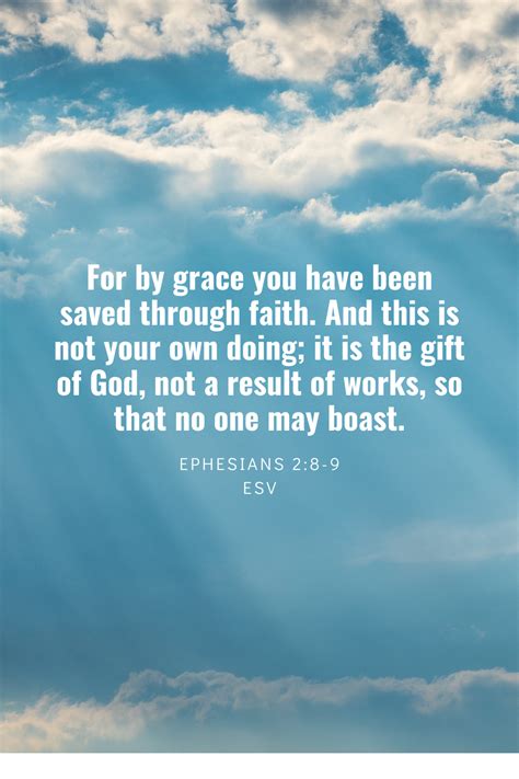 Ephesians 2 8 9 bible verses about grace inspirational bible verses ...