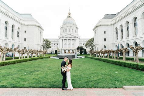 SF City Hall Wedding | Virginia + Tony - monicalamphoto.com