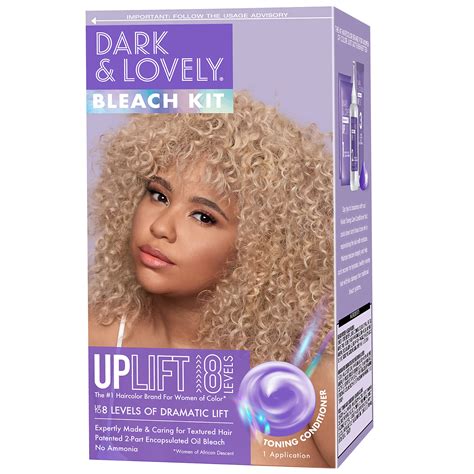 Buy SoftSheen-Carson Dark and Lovely Uplift Hair Bleaching Kit for Dark Hair, Bleach Blonde Hair ...