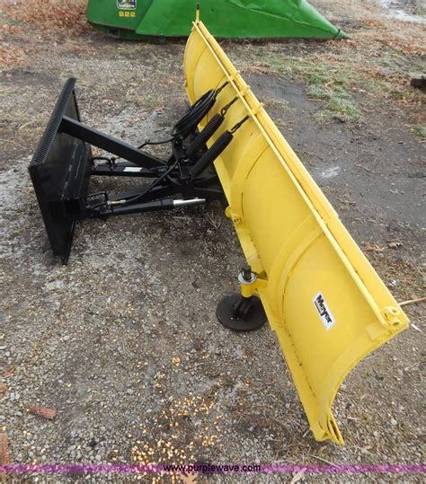 Meyer 10' snow plow blade skid steer attachment in Hardin, MO | Item ...