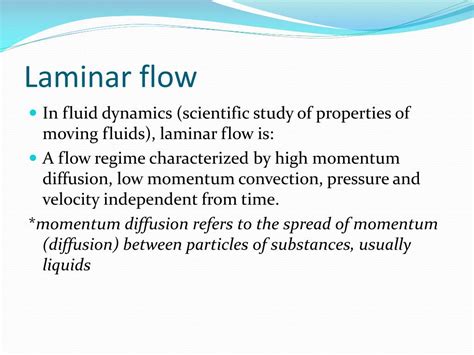 Laminar Flow