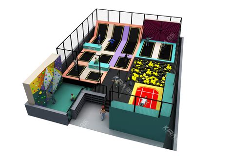 Attractive Indoor Fun Trampoline Park For Kids And Adults