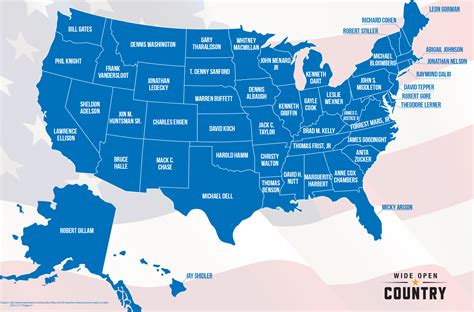 Richest States Map