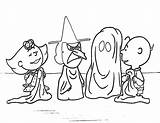 Snoopy Halloween Coloring Page sketch template