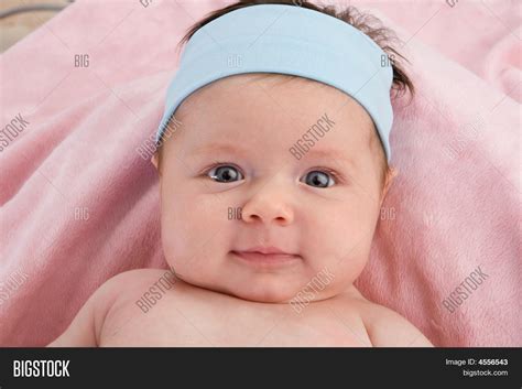 Adorable Baby Newborn With Blue Eyes Stock Photo & Stock Images | Bigstock