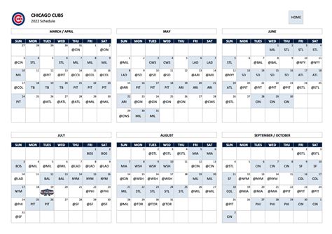 Cubs 2022 schedule released by team, MLB - Marquee Sports Network ...