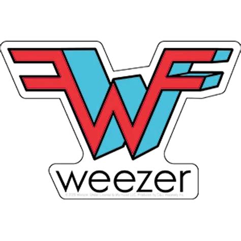 Weezer W Logo - Vinyl Sticker at Sticker Shoppe