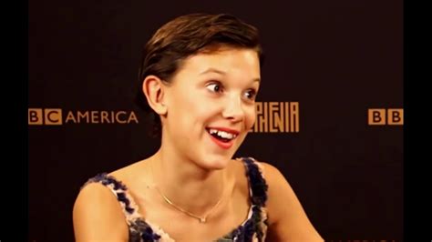 Millie Bobby Brown interview on being a quick learner and meeting Celebrities - YouTube