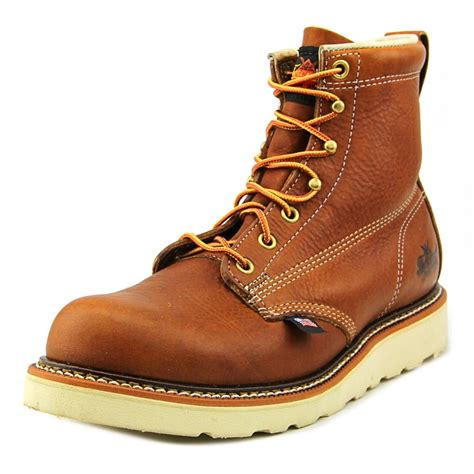 Thorogood - Men's Thorogood 6" Plain Toe Wedge Combat Boot 814-4355 - Walmart.com - Walmart.com